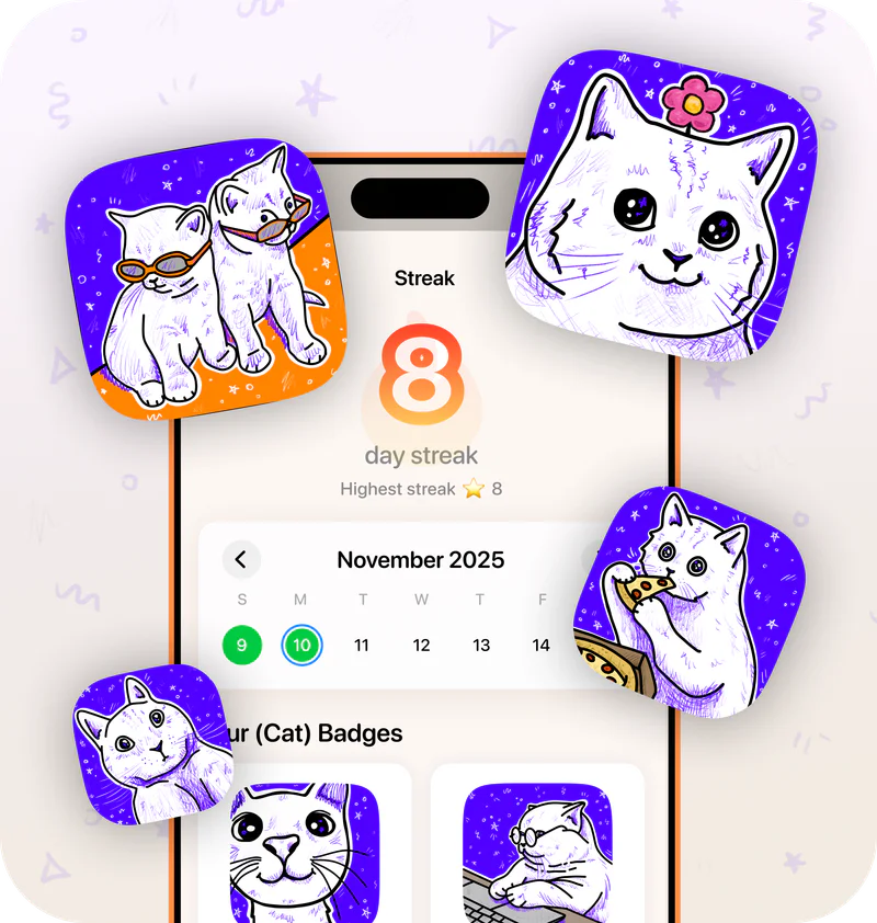 Streaks and badges